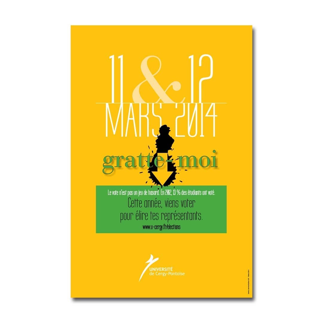Campagne électorale étudiante – Conception d’affiches, flyers et autocollants image 5