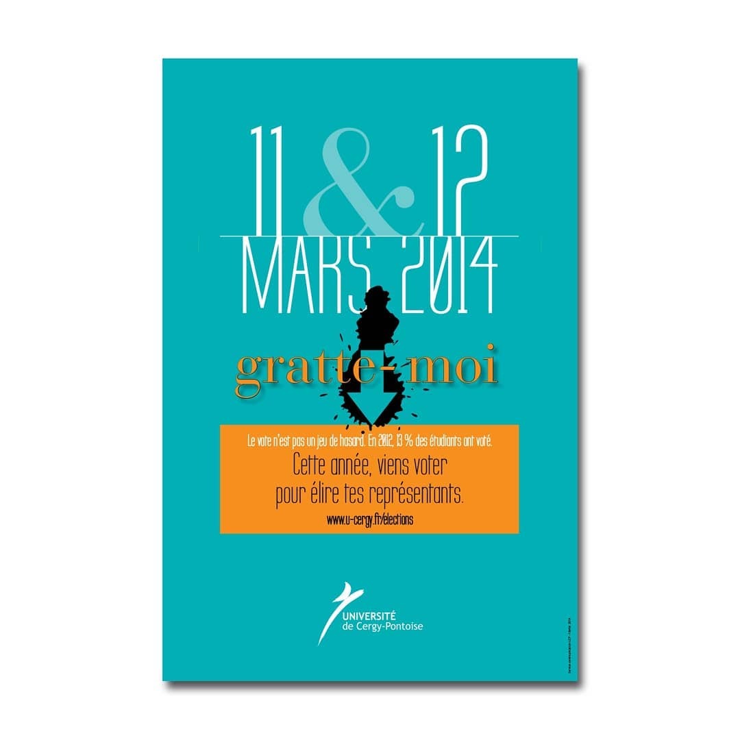 Campagne électorale étudiante – Conception d’affiches, flyers et autocollants image 6
