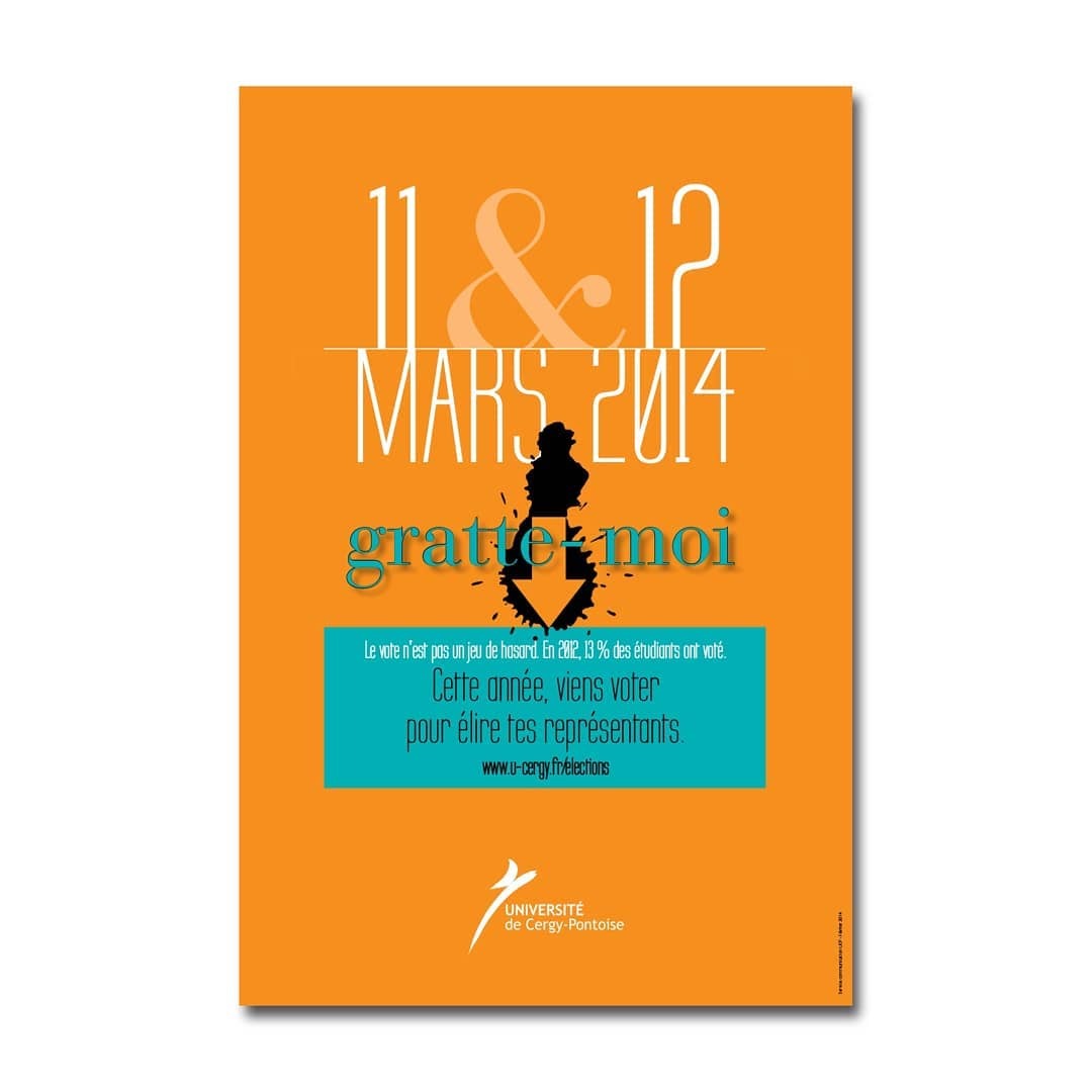 Campagne électorale étudiante – Conception d’affiches, flyers et autocollants image 8